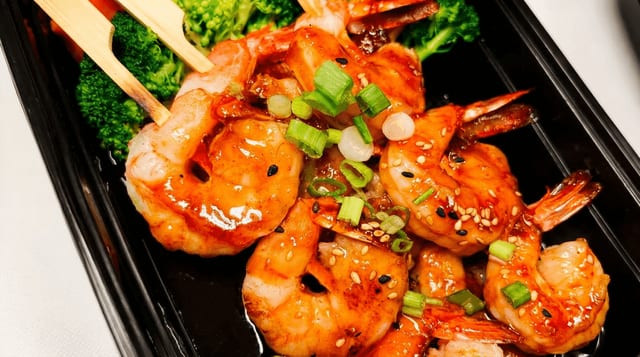 Shrimp Teriyaki.