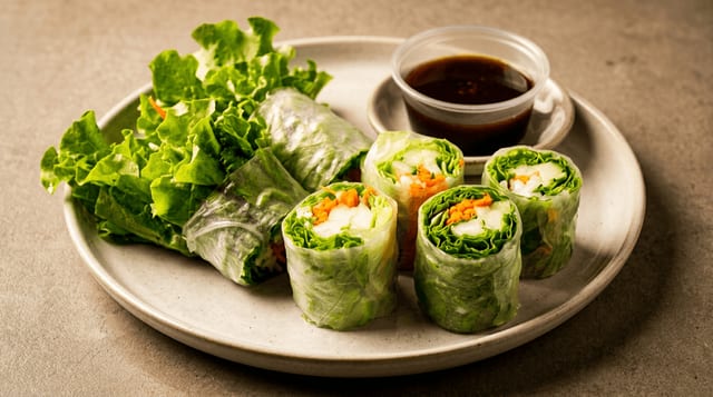 Veggie Summer Rolls.