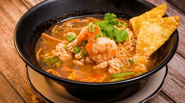 Tom Yum Noodle Soup.